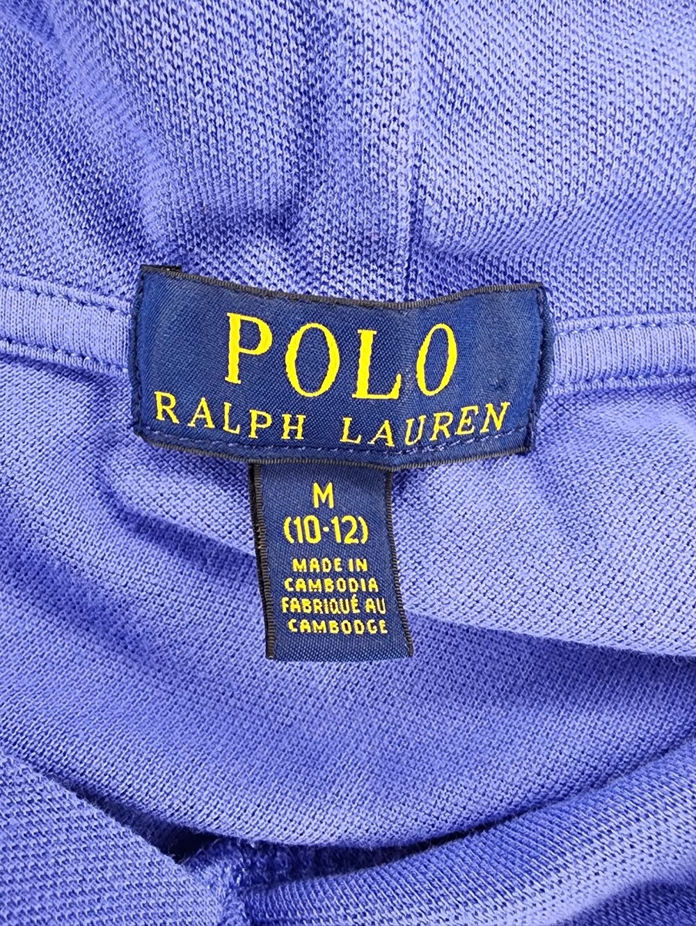 Ralph Lauren Long Sleeve Hooded Shirt, Boys Medium - Picture 3 of 4